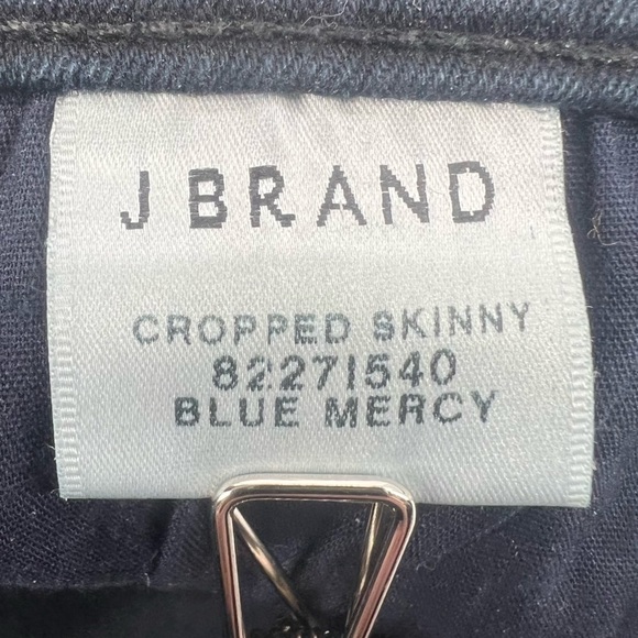J Brand Cropped Skinny Distressed Frayed Hem Jeans Size 25 Women’s - Picture 2 of 6